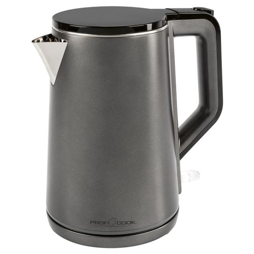 Non Communiqué Gris Bouilloire 1,5L 2200W Acier Inoxydable Proficook Pc-Wk1290