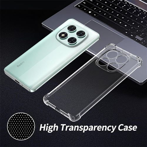 Coque Avec Cordon Pour Xiaomi Redmi Note 14 Pro 5G - Transparente à Paillettes, Support Magnétique