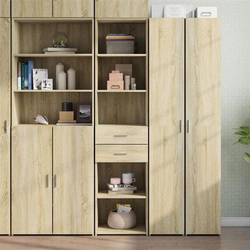 vidaXL - Buffet haut - Chêne Sonoma - 45x42,5x185 cm - Image 3