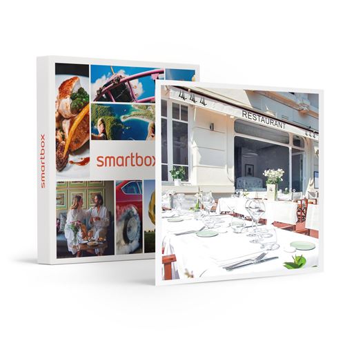 SMARTBOX - Coffret Cadeau Repas gastronomique de l'amuse-bouche au dessert avec champagne à Antibes-Gastronomie