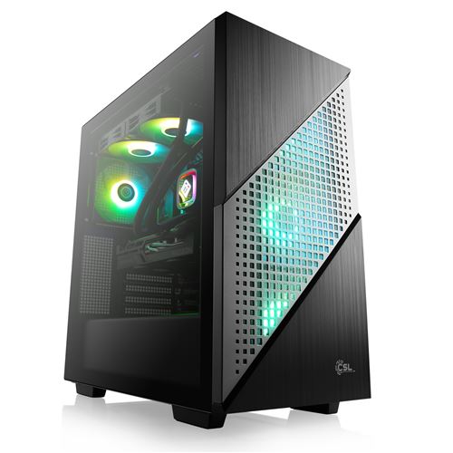 PC Gaming CSL M10280H AMD Ryzen 7 7800X3D (8× 4200 MHz) Radeon RX 7900 XT 16 Go de RAM M.2 SSD 1000 Go Windows 11