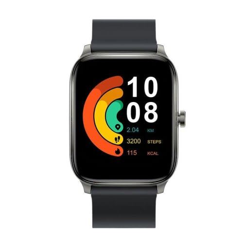 Haylou LS09 Montre Connect&eacute;e Android 1.6 Rectangulaire Bluetooth R&eacute;sistant &agrave; l'Eau Noir