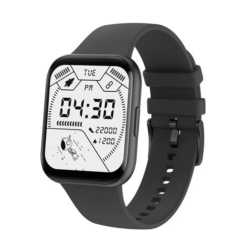 Montre connectée SMARTY TRENDY SMARTY 2.0 Acier inoxydable Noir