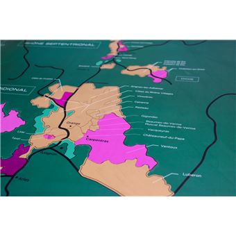 Carte à gratter - Le Rhône des Vins