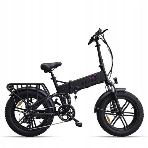 V&eacute;lo &eacute;lectrique ENGINE X 250W - 60KM autonomie - Freins &agrave; disque-Noir