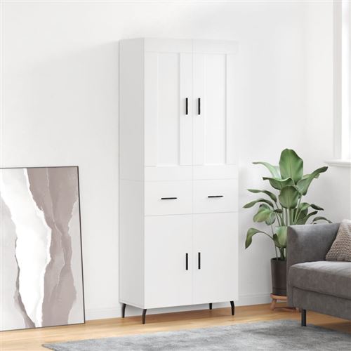 Vidaxl Blanc Buffet Haut - Image 3
