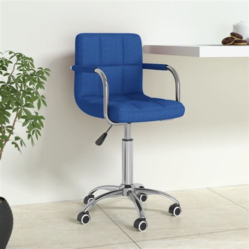 Vidaxl Bleu Bureau Chaise - Image 3