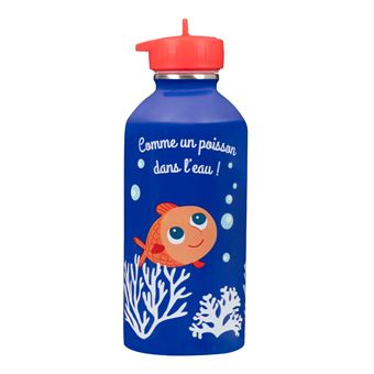 Gourde Inox Enfant - Poisson Dans L'eau - Draeger Paris