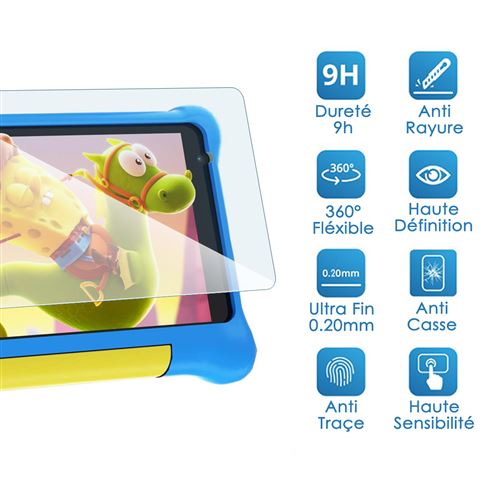Protection d'écran pour tablette KARYLAX - [Pack x2] Verre Trempé Protection  d'écran pour Apple iPad 8 2020 (10.2 Pouces)