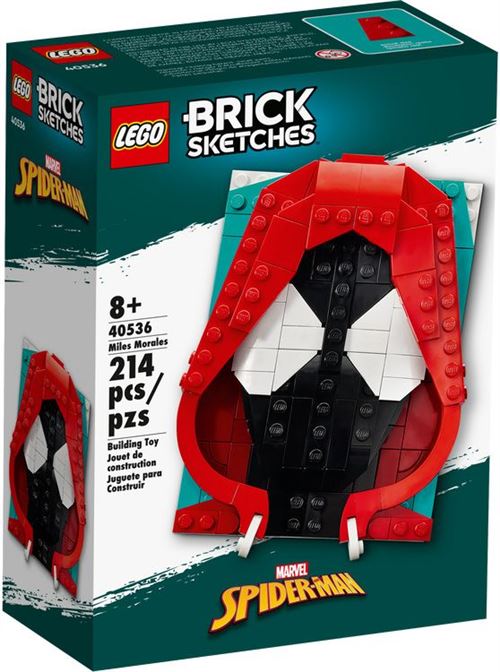 LEGO® Brick Sketches™ 40536 Miles Morales État correct - N/A reconditionné disponible sur Fnac