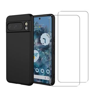 Coque pour Pixel 8 Pro antichoc noir + 2 vitres - Evetane® - 1