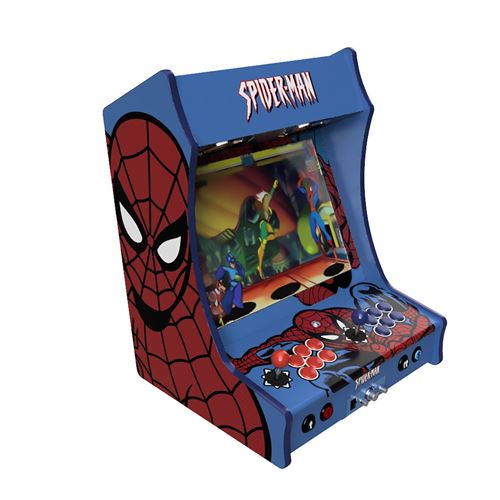 Fabulous Arcade - Borne Arcade Format Bartop Ecran 19 Haut de Gamme Joystiks Boutons SANWA Modéle POP SPIDER
