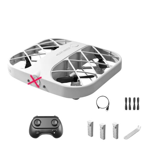 Drone SZSMART Blanc RC Autonomie 8 min