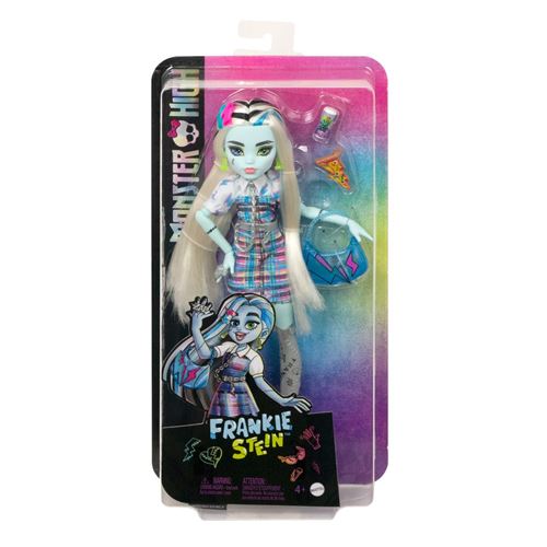Mattel - Monster High 2022 Day Out - MTHKY73 - Poupée articulée 25cm - Personnage Frankie Stein
