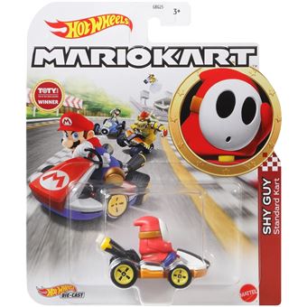 Hot Wheels Mario Kart – Dry Bones Standard Kart – Métal 1/64 – Figurine Miniature Dry Bones Standart Kart 1/64