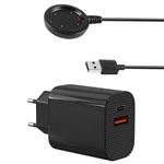 Chargeur Magnétique USB-A Pour Montres Polar - Compatible Pacer, Pacer Pro, Ignite 3, Grit X2 Pro, Vantage V3/M3 - Câble 1 M