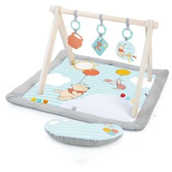 DISNEY BABY WINNIE Tapis de sol éveil bébé évolutif  arche en bois pliable avec jouets sen - 1
