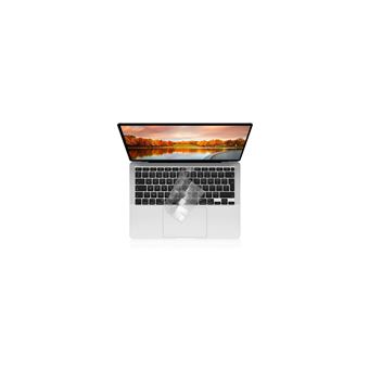 Protection clavier pour Macbook Pro 14 (14,2) Pro 16 (16,2) Air 13 (13,6) - Silicone transparent clavier AZERTY EU-Layout Phonillico® - 1