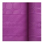 nappe papier damassé 6x1.18m pourpre - dart 147071