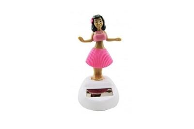 Figurine Solaire Dansante Danseuse Hawaïenne – Décoration De Voiture, énergie Solaire, ABS, Balancement Amusant, Tableau De Bord, Cadeau