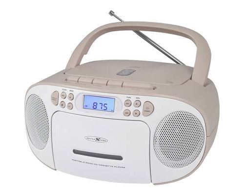 Reflexion RCR2260PK Radio-lecteur CD FM AUX, CD, Cassette, FM rose