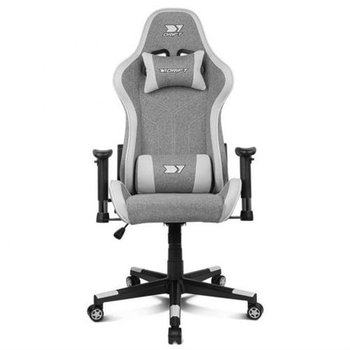 GENERIQUE - Chaise Gaming - Drift DR90 Pro - Grise et Blanche - Image 4