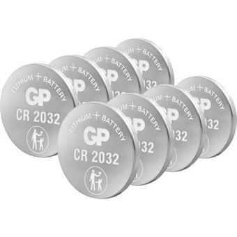 Pile bouton GP lithium CR2032 3 V 4 pièces, piles