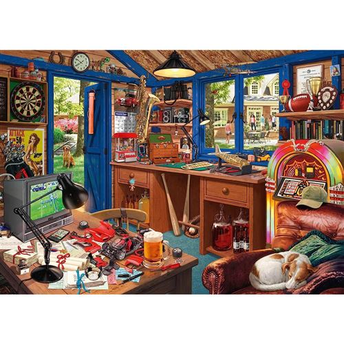 Non Communiqué Puzzle 1000 Pièces :Puzzle Secret : L'atelier De Papa Schmidt