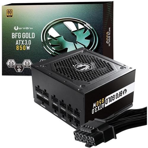 Non Communiqué Noir Alimentation Pc Modulaire Bitfenix Bfg Gold 850W Atx 3.0 120Mm Silencieuse