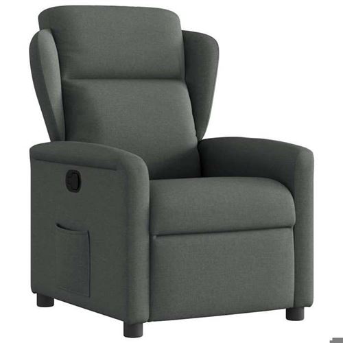 Vidaxl Gris Fauteuil Inclinable Foncé - Image 2