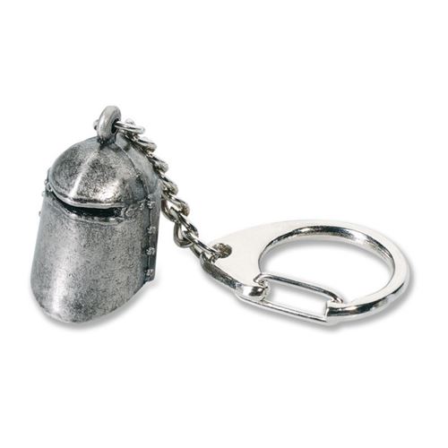 IMPEXIT - porte clés casque médiéval de joute en metal 9/2/2 cm