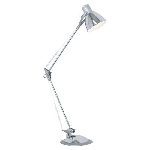 Lampe de bureau TIME 1 ampoule argent