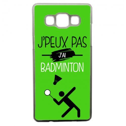 Coque transparente galaxy a5 j peux pas j ai badminton 11