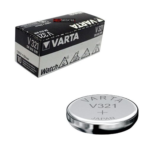 Piles de Montres Varta V321, SR616SW