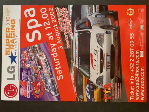 SPA 24hours - Honda - AFFICHE