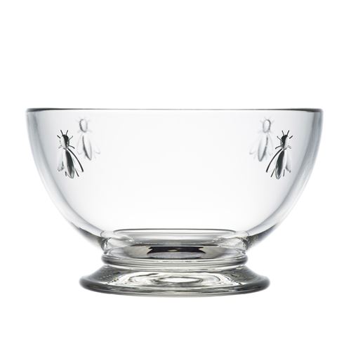 LA ROCHERE Lot de 6 bols &agrave; talon 14 cm en verre transparent