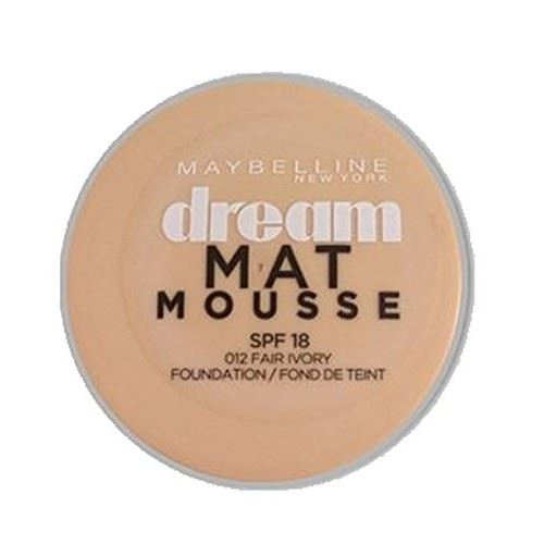 Maybelline Dream Matte Mousse Foundation 012 Fair Ivory X 3
