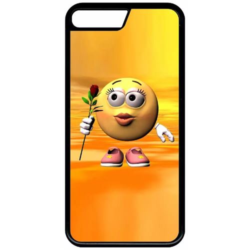 Coque Apple Iphone 8 Smiley Rose