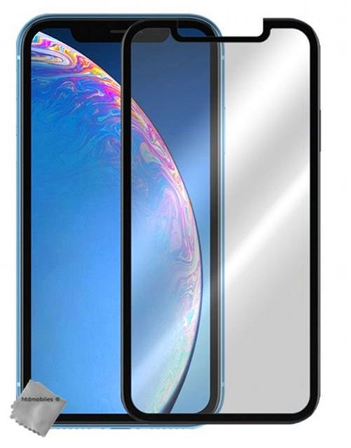 Film de protection verre trempe incurve integral pour Apple iPhone 11 - NOIR - htdmobiles