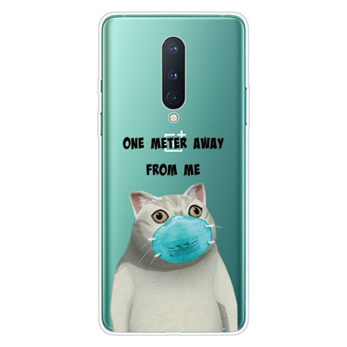 Coque en TPU impression de motif claire souple à un mètre de moi pour votre OnePlus 8