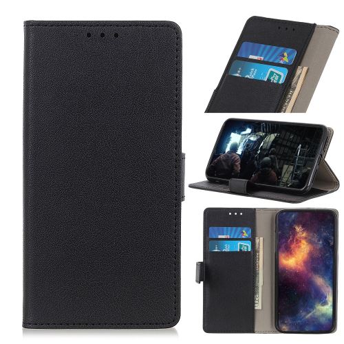 Etui en PU magnétique avec support noir pour votre Oppo K3/Realme X