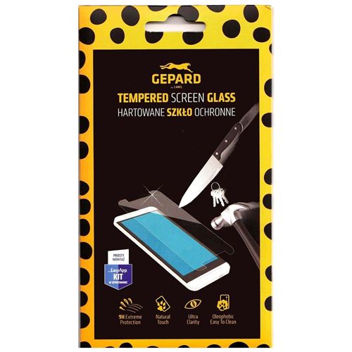 Gepard – Protecteur d'écran 2581 – Verre Trempé 0,33 mm – oleofobo – Dureté 9H – pour Samsung Galaxy J3