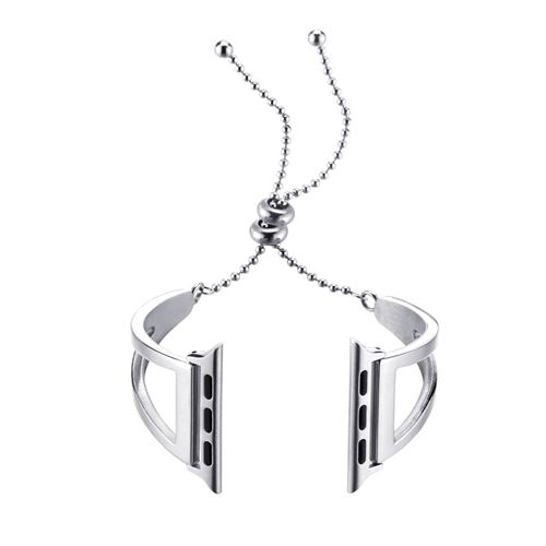 Bracelet en métal classique en argent pour votre Apple Watch Series 3/2/1 38mm