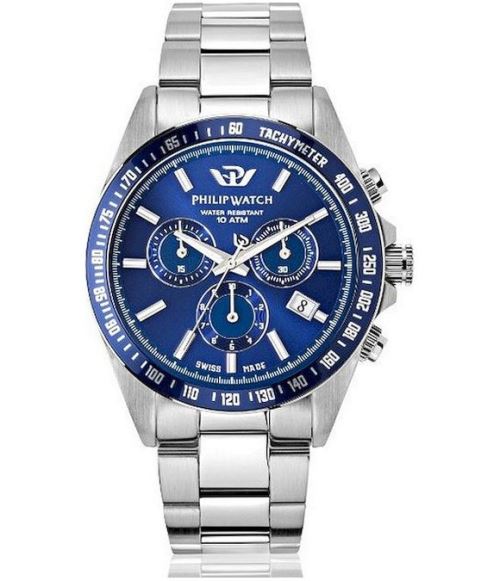 Philip Watch Montre Homme R8273607005 ChronographeBleu