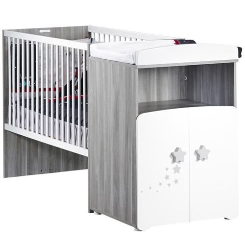 BABY PRICE Lit Combine Evolutif Bebe New Nao - 120x60 cm