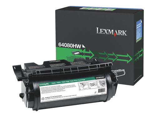 Lexmark - à rendement élevé - noir - originale - remanufacturé - cartouche de toner