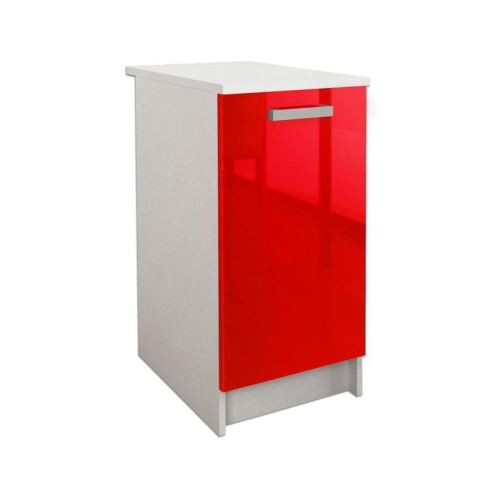 START Caisson bas de cuisine L 40 cm - Rouge brillant