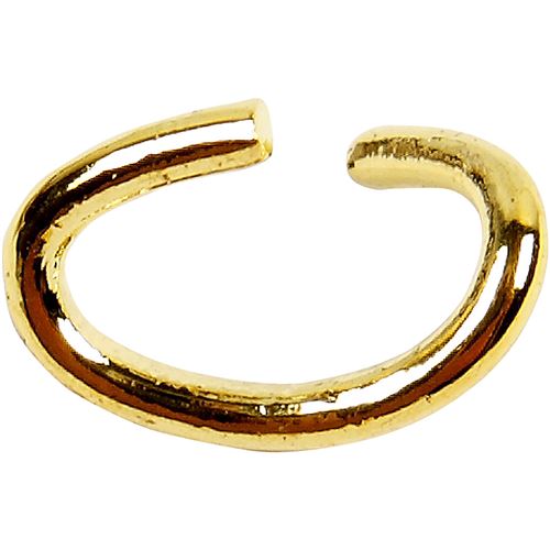Creotime bague, ovale 0,7 x 2,5 x 4 mm or 50 pièces