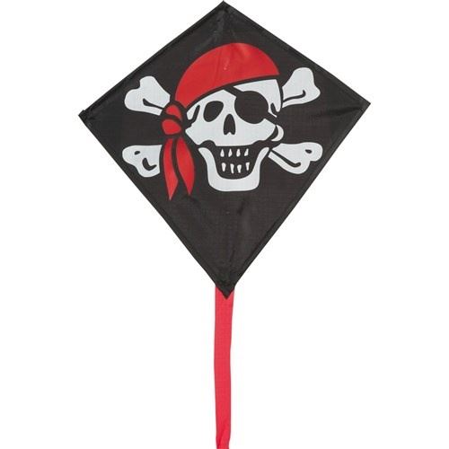 Invento cerf-volant Mini Eddy Jolly Roger enfant Mini Eddy Jolly Roger 30 cm noir