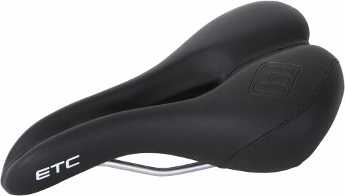 Selle de loisir pour homme ETC 272 mm x 176 mm, noir